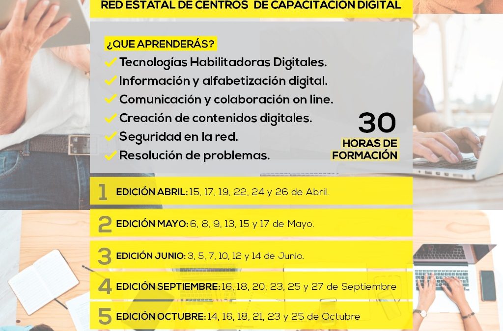 Cursos gratuitos de Capacitación Digital en el LAB_NUCIA