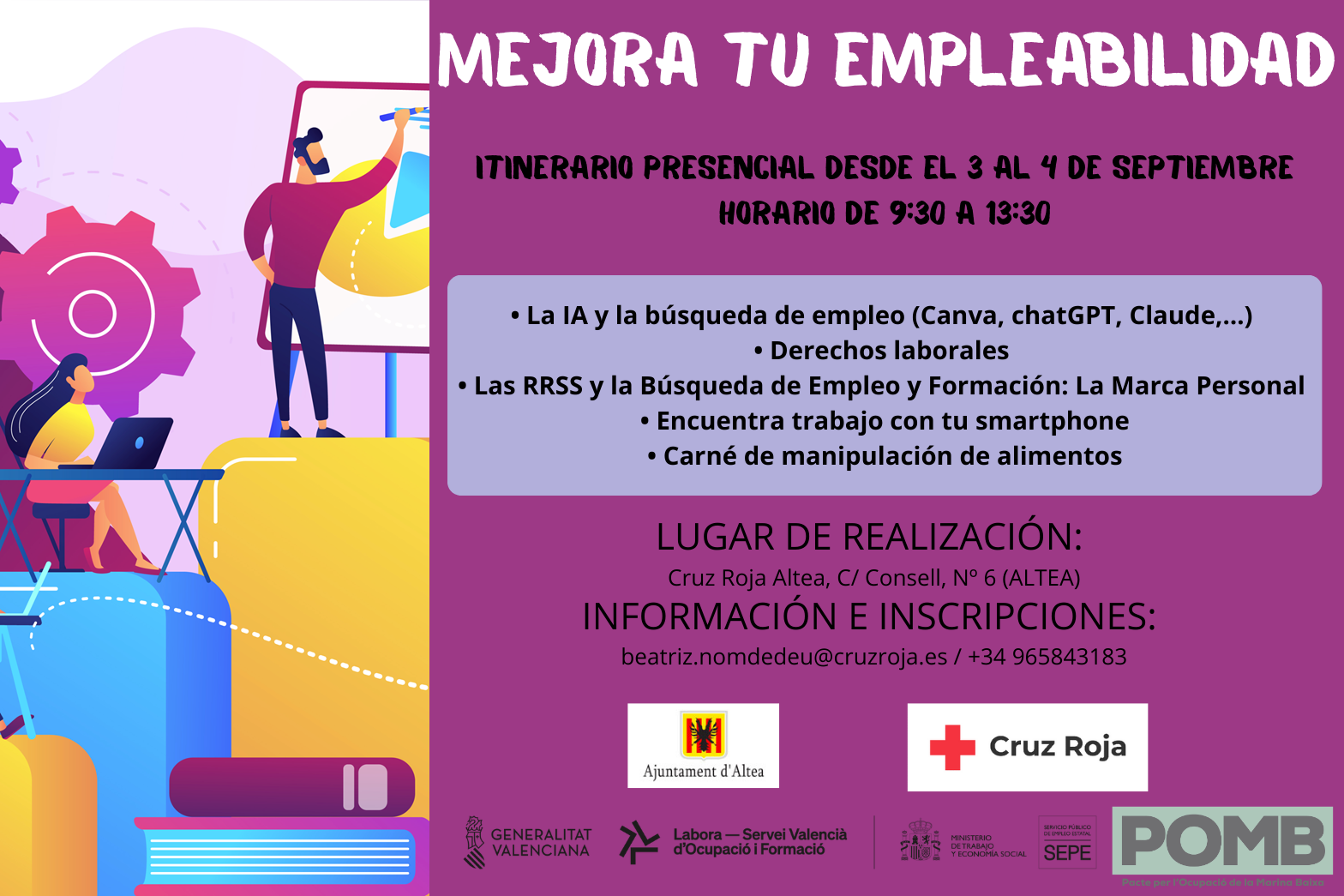 Mejora tu empleabilidad Septiembre 25
