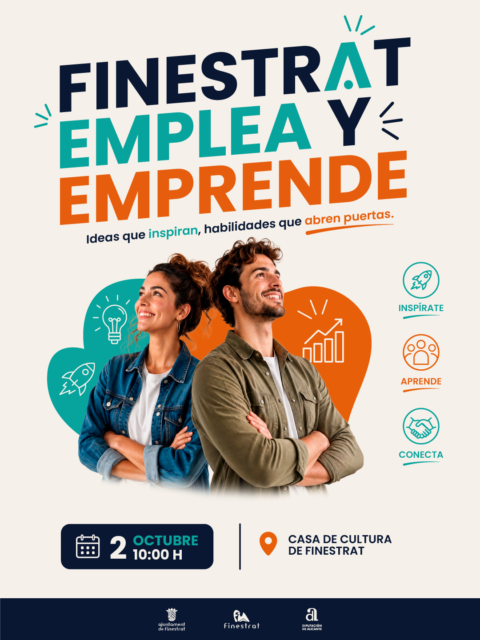 La II edición de ‘Finestrat Emplea y Emprende’ apuesta por acercar nuevas oportunidades laborales y de emprendimiento a la ciudadanía