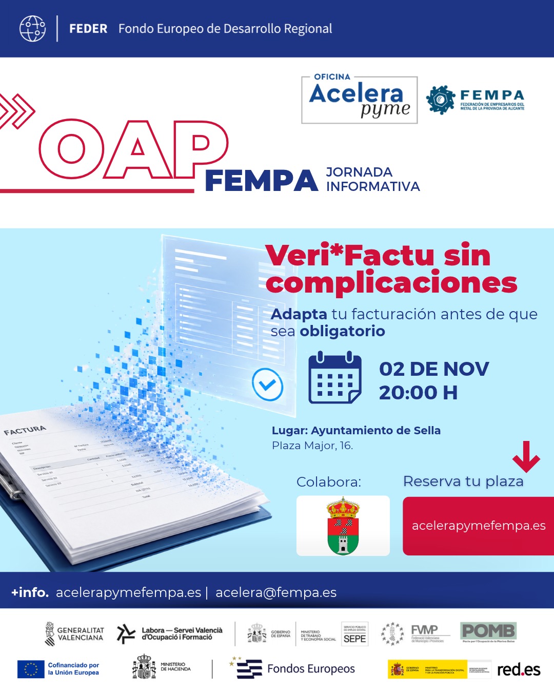 FEMPA acerca a Sella las claves de Veri*Factu para ayudar a las empresas a adaptarse a la nueva facturación digital